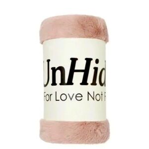 LAST ONE!!! UnHide Fur Blanket, 50"x60" Rose baby